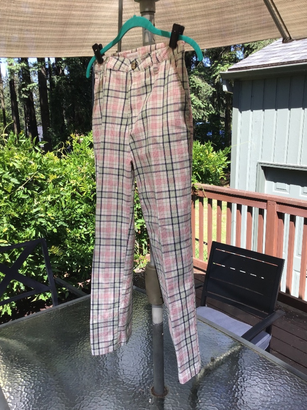 Braxton Plaid Trousers